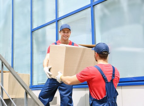 Pentonville Storage staff following safety procedures in a storage facility