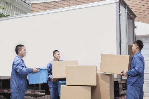 Commercial relocation team handling office removals in Pentonville streets