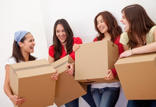 Packed business documents and supplies stored safely in Pentonville