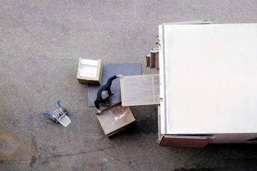 Secure document storage facility in Pentonville with organized archive boxes